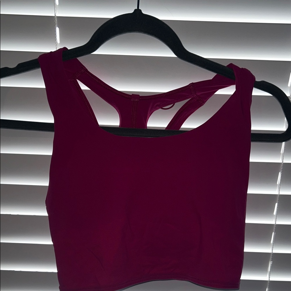 Lululemon Stash It Bra Support Size 6 Ripened Raspberry